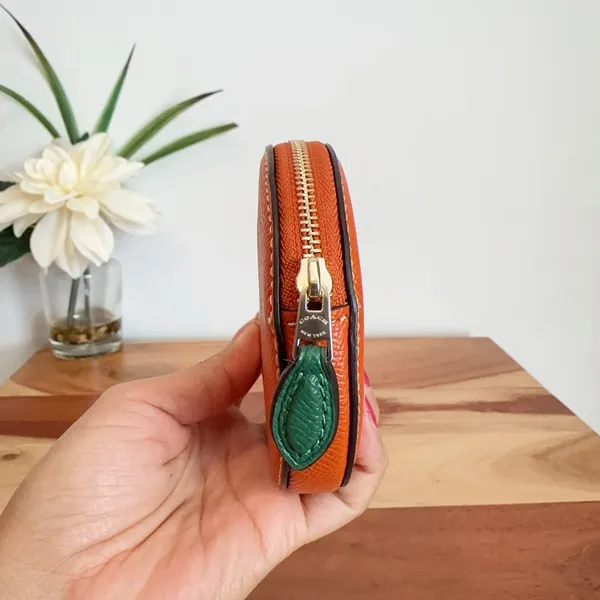 NWT Coach Orange Coin‎ Case - Image 2