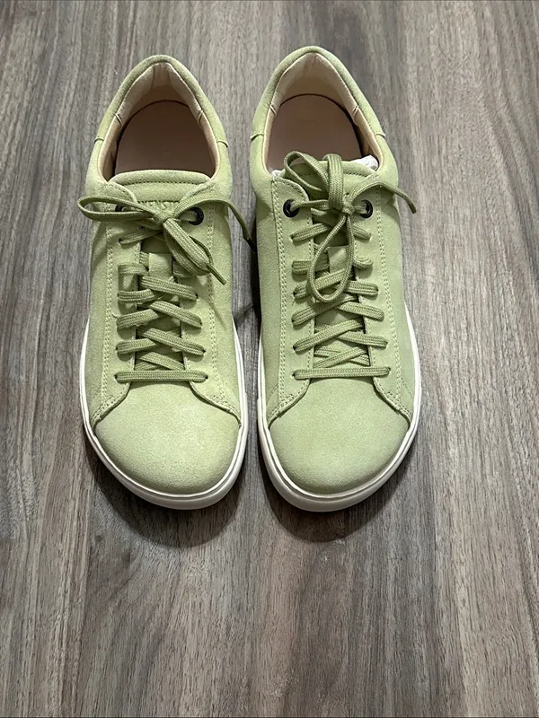 Birkenstock Bend Low Green Suede Sneakers Comfort. - Image 4