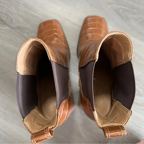 Circus by Sam Edelman Pascha Brown‎ Side Gores Cushioned Flare Booties Size 9.5 - Image 7
