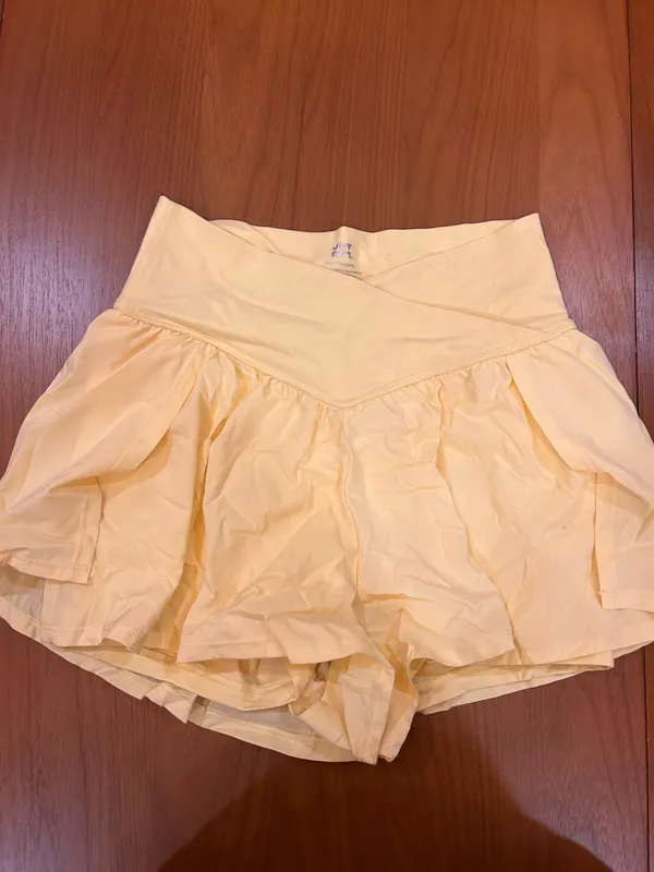 Yellow Joy Lab Cross Waisted Shorts - Image 6