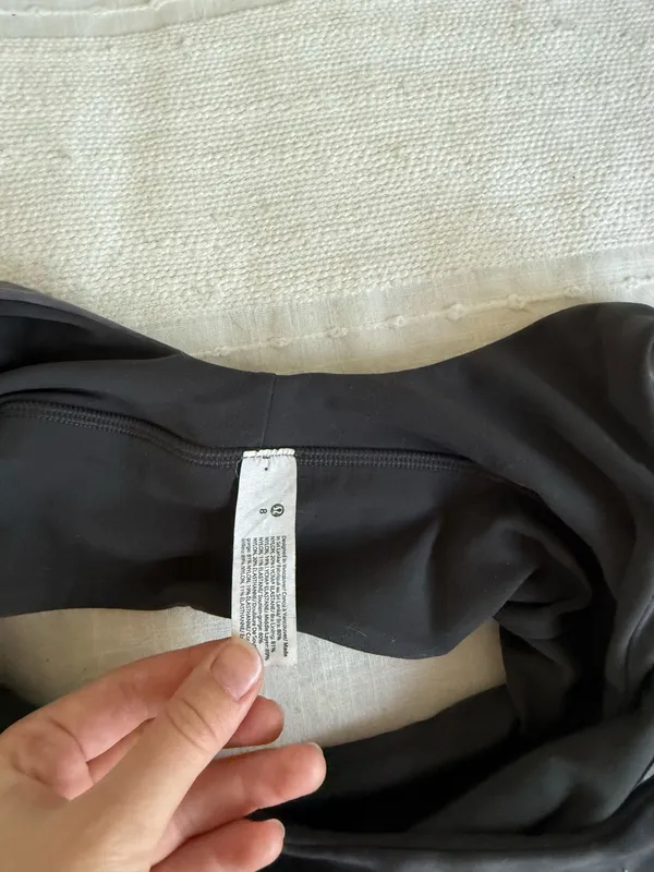 Lululemon Align Black & grey washed pattern align reversible bra  - Image 4