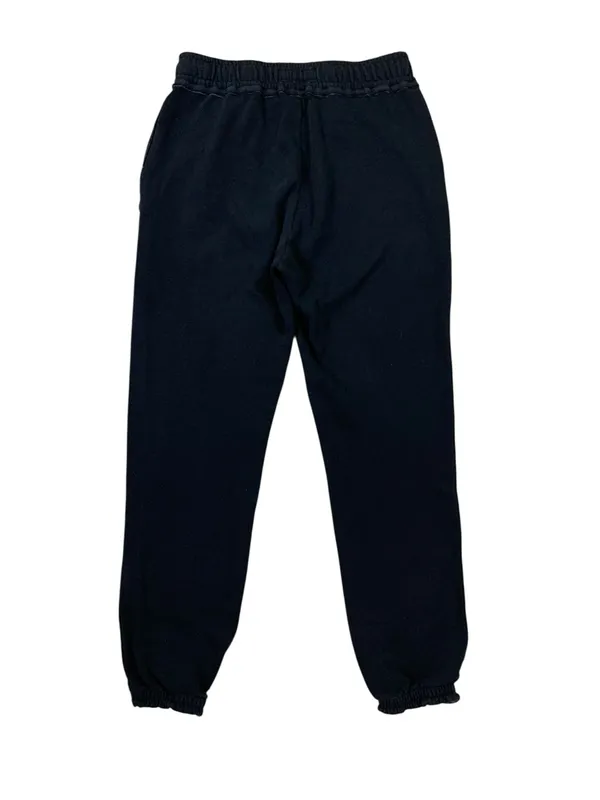 Abercrombie & Fitch Soft A&F Fleece Black Jogger‎ Sweatpants Size S - Image 2