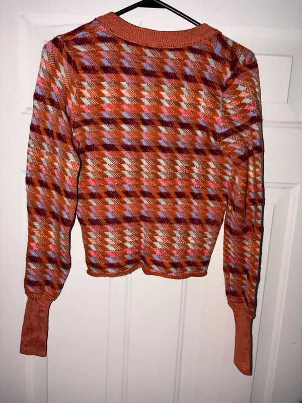Free People Size XS Button-up Cardigan Sweater Cardi - Image 3