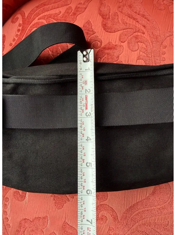 Life is Good Black Waist Pack Fanny Pack with Blue Logo - Image 5