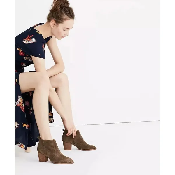 Madewell Brenner Ankle Boot in Suede size 9 - Image 9
