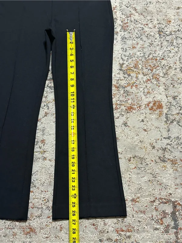 Everlane THE DREAM KICK FLARE PANT size Large black front pleat - Image 6