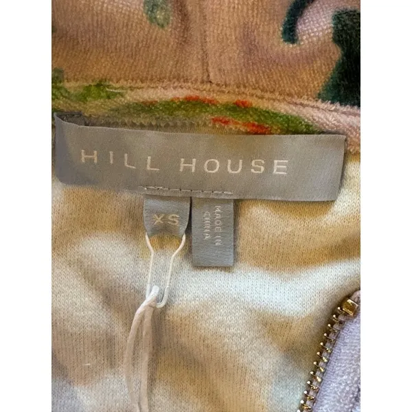 Hill House The Allie Zip Up Sweatshirt Women XS Purple Sea Creatures Hooded‎ - Image 9
