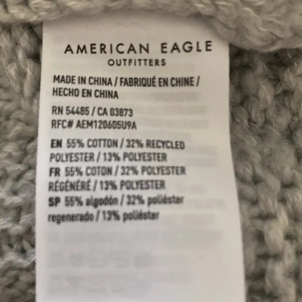 American Eagle Grey Sweater -NWT - Image 7