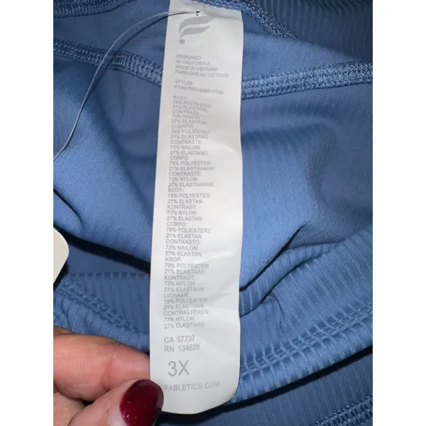 Women's Fabletics Pants Size 3X Blue in - Image 7