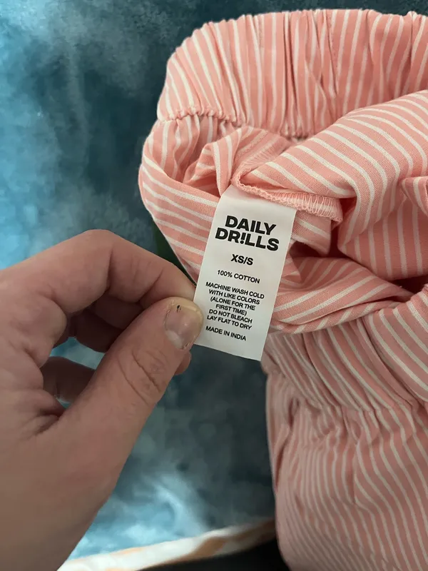 Daily Drills Pink Striped Pants - Image 4
