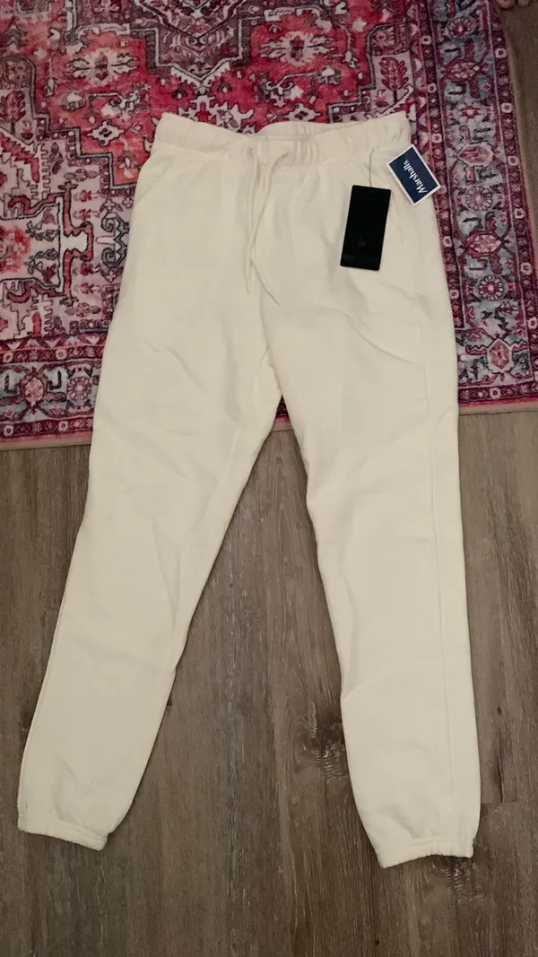 90 Degrees by Reflex Crème Colored Sweatpants - Image 2