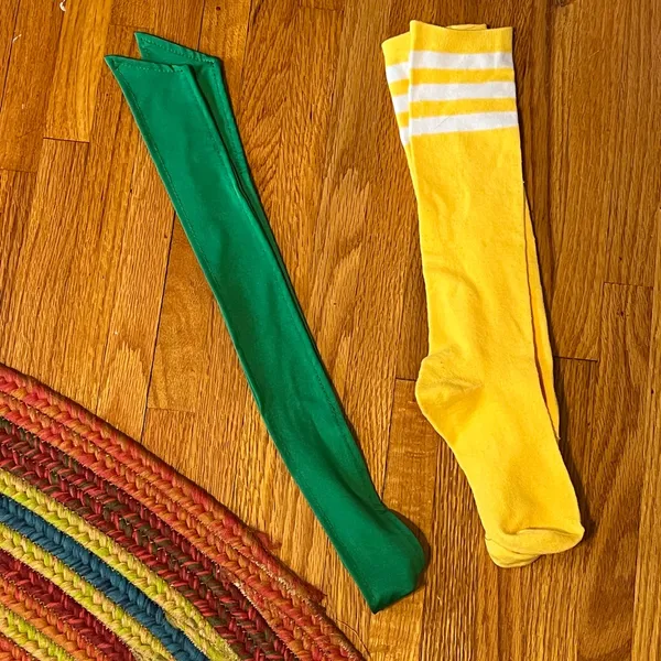 Robin Halloween Graphic T-Shirt with socks and green headband - Image 3