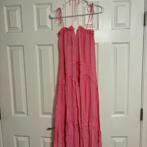 Free People Pink Maxi Dress NWT - Image 4