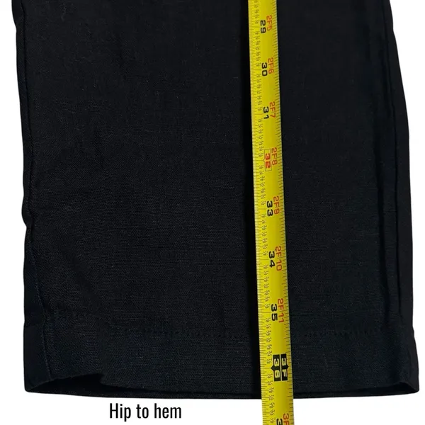 NEW Gap Relaxed‎ Linen Blend Crop Pants Capsule Resort Travel Lightweight XS - Image 13