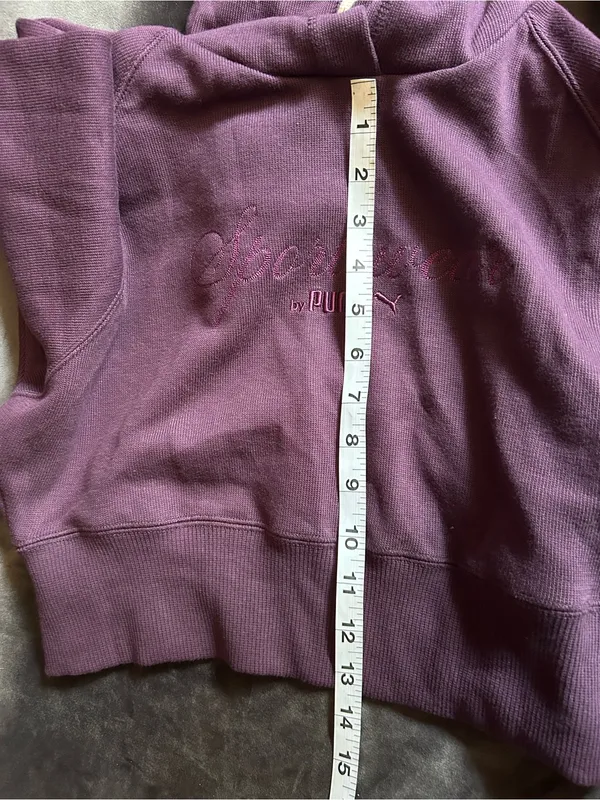 PUMA Classics+ Relaxed Cropped Hoodie collection XS Relaxed fit 100% cotton - Image 3