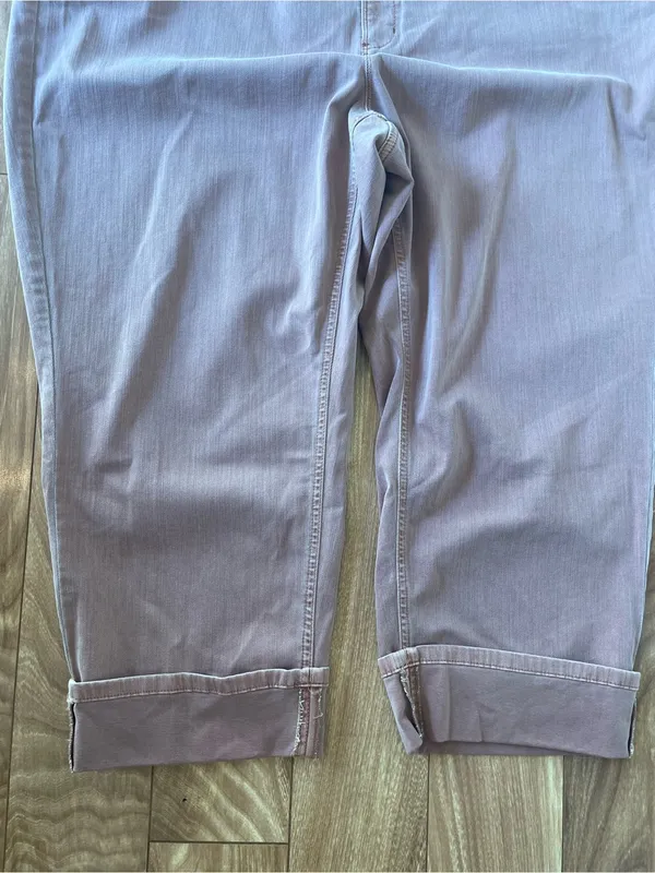J. Jill Denim Light Auburn Cropped High Rise Jeans Size 28 retro boho new - Image 4