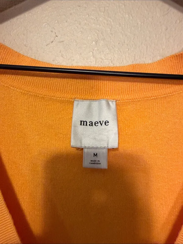 Anthropologie Maeve Slouchy Cardigan Sweater Vest Size Medium - Image 5