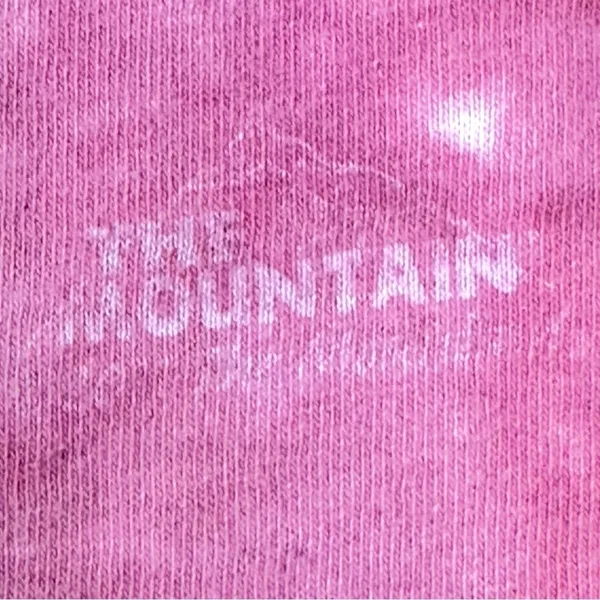 Vintage The Mountain Pink Tie Dye Cat Wooden Basket Tee T-Shirt AOP Large Kitten - Image 5