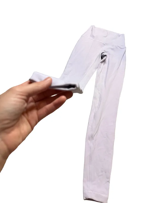 💜‎ Lululemon Align High Rise Pant 28” Lavender Purple Leggings Size 0 💜 - Image 4