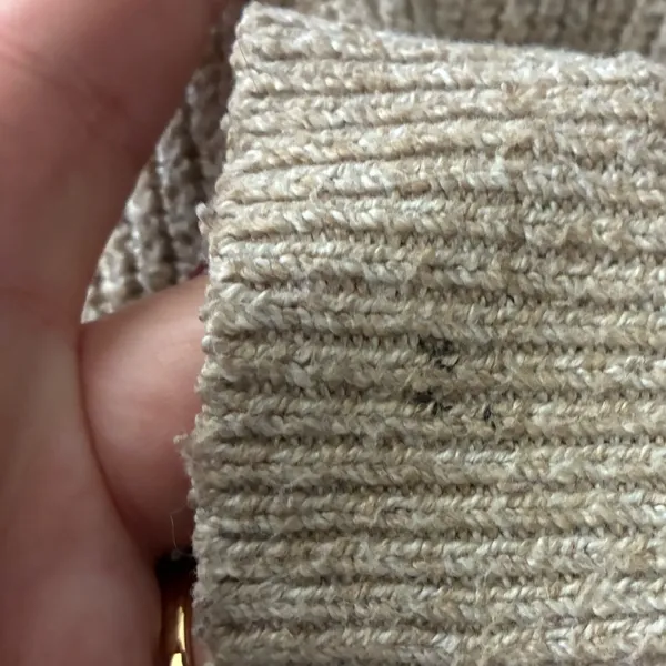 Zara Women's Elegant Beige Knit Cardigan Sweater S - Image 12