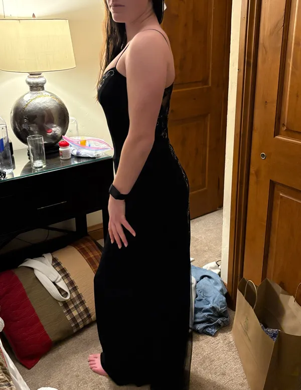 Black dress Size 6 - Image 3
