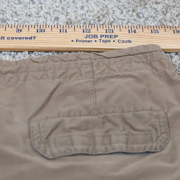 VTG Columbia Sportswear Capris Women's Size M Tan Cargo Drawstring Waist Outdoor - Image 10