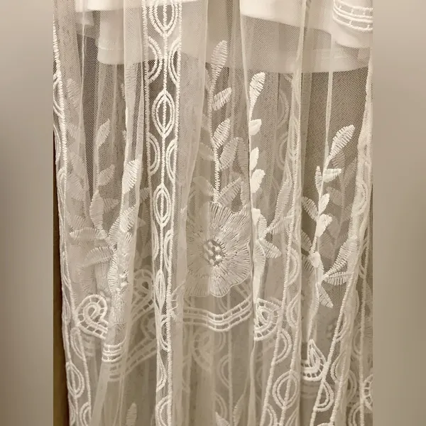Southern Fried Chicks. Size L. White Long Embroidered Dress. New with Tags!!! - Image 3