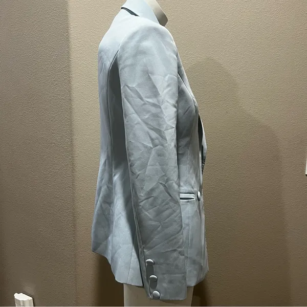 Meshki light  blue button up blazer - Image 8