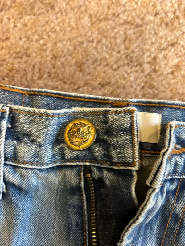 Aviator Nation Stoked Jean Denim Shorts Size 24 - Image 3