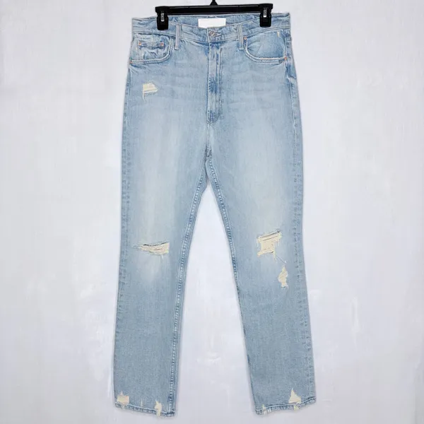 Mother Superior High Waisted Rider Skimp Jeans - Image 4