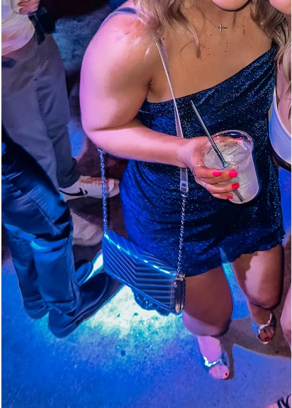Princess Polly Strapless Mini Dress Blue - Image 2