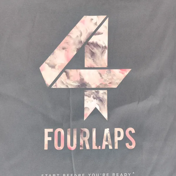 4 Laps/Four Laps Gray/Grey with Pink Camo Logo 2-Way Stretch Signature Tote NWT - Image 4
