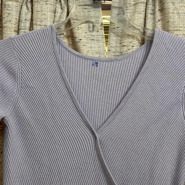 Lululemon Wrap It Back Sweater - Faint Lavender  - Image 2