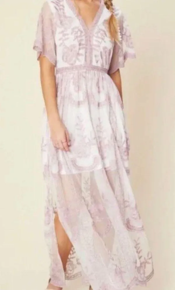Altar’d State maxi lace dress - Image 3