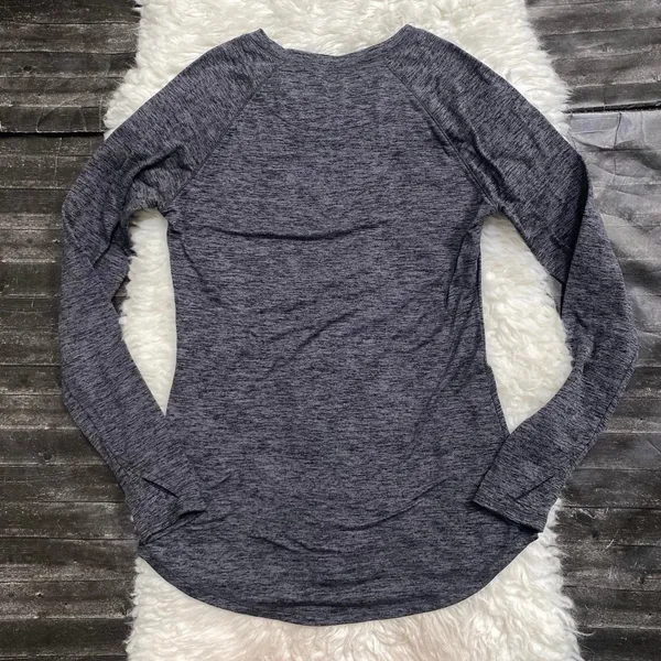 Climate Right Warmth Grey Crewneck Long Sleeve Top Layering Outdoor Granola - Image 5