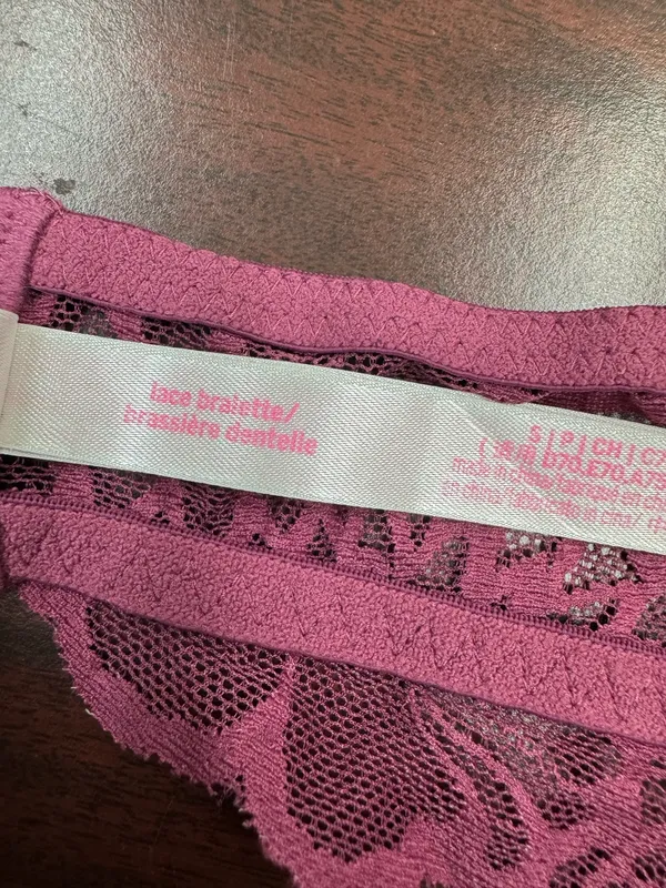 PINK Victoria’s Secret Halter Lace Bralette Size Small - Image 5