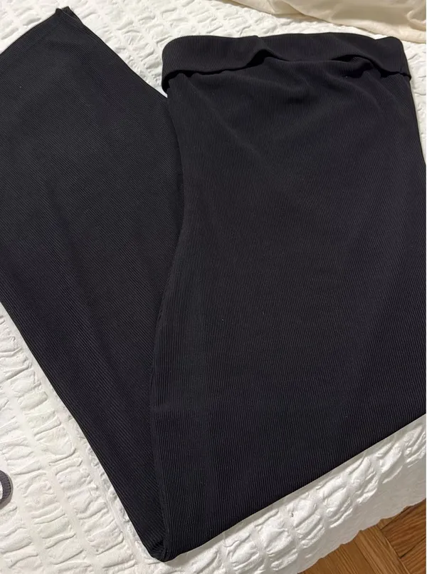 Black bodycon strapless dress Size XS - Image 2