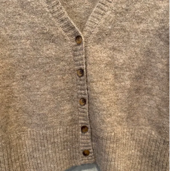Free People School Girl Crop Softspun Cardigan Size XS - Image 7