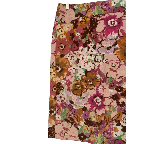 J.Crew Womens Watercolor Floral Pencil Skirt Cotton‎ Sz 6 Preppy Feminine Office - Image 6