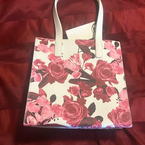Ted Baker Pink and Red Floral Tote Bag - Image 8