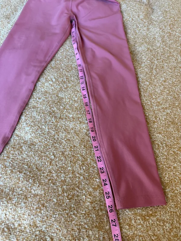NEW Peloton Solid Flex Leggings Pink‎ Activewear Workout Gym Cycling Pants NWT - Image 8