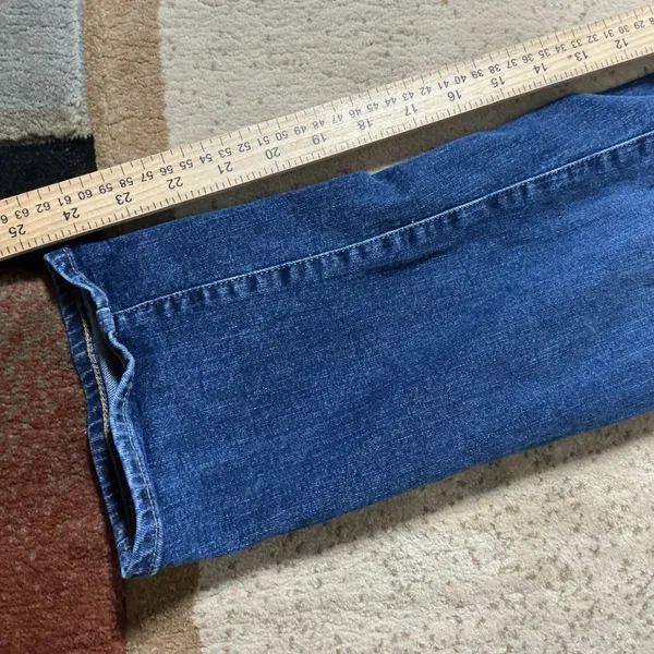 J.Crew ReImagined Cotton Denim Overalls Womens XS Indigo Blue Straight Leg L5444 - Image 3