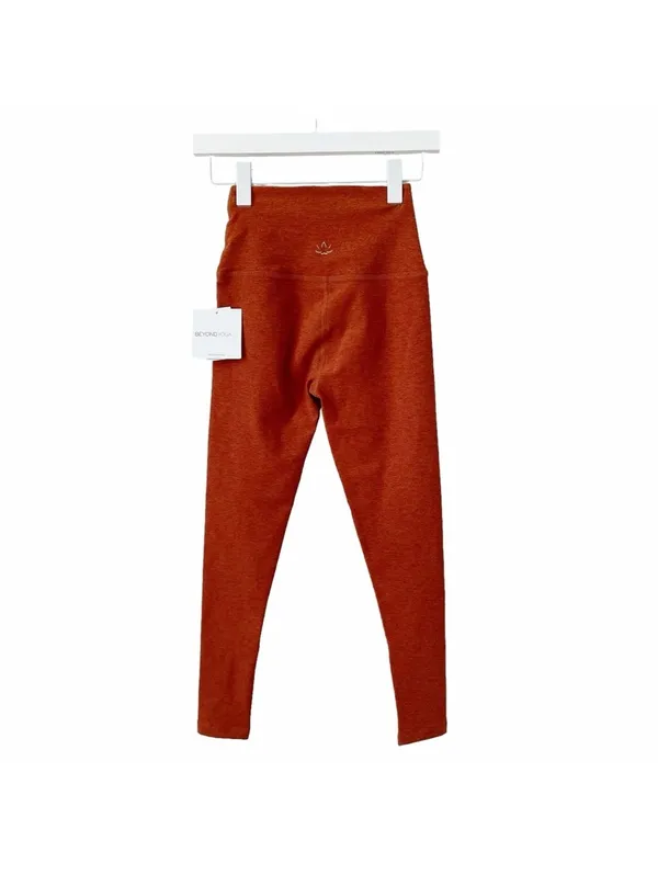 Beyond Yoga Spacedye Caught In The Midi High Waisted Legging Warm Clay Heather - Image 2