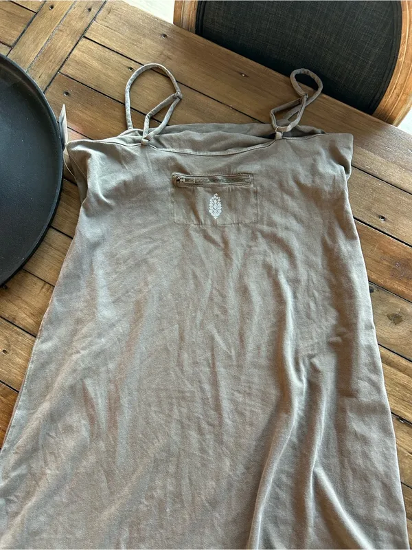 NWT FP Movement Hot Shot Strappy Brown Dress L - Image 10