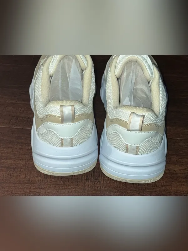 Alegria Boom Joy Ecru Cream and Beige Women's Sneakers Size 9 - Image 7