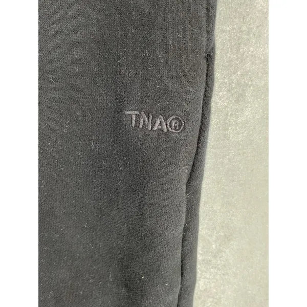 TNA Women Sweatpants Cozy Fleece Mega Fit Black Small - Image 5