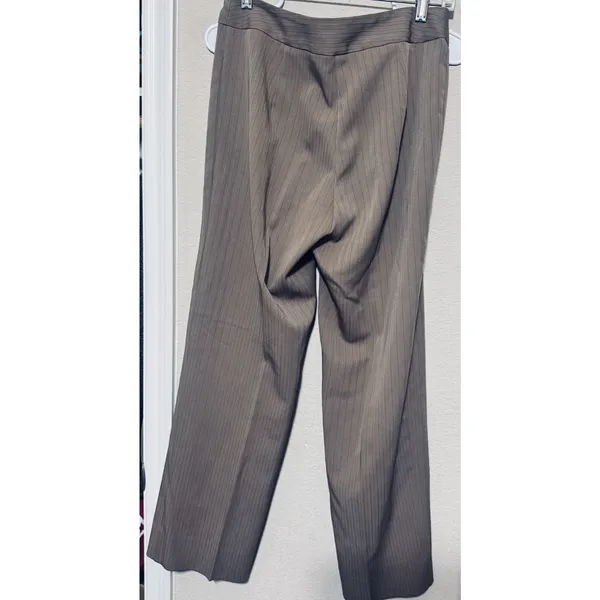 Courtenay Stretch Dress pants Womens sz 6 brown wide‎ leg office career - Image 4