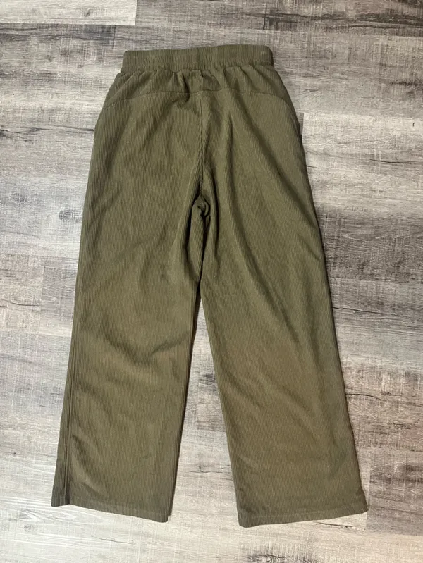 HALARA High Waisted Pocket Straight Leg Baggy Mop Corduroy Pants - Sea Turtle - Image 5