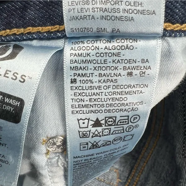 Levi’s silvertab 94 baggy jeans dark wash sz‎ 30 - Image 8