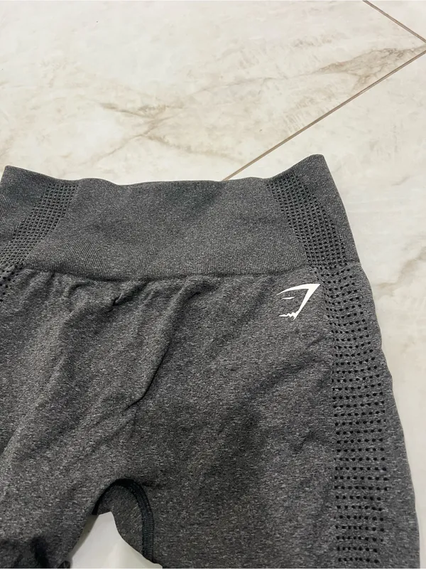Gymshark Gray Vital Seamless Leggings Size Small - Image 4